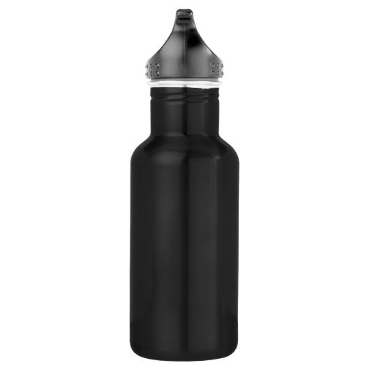 Minimalistischer Schwarz-weißer, benutzerdefiniert Edelstahlflasche (Rechts)