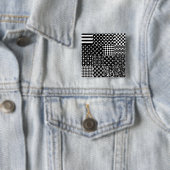 Minimalistischer Schwarz-weißer Mixed-Muster-Stil Button (Beispiel)