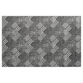 Minimalistischer Schwarz-weißer Mixed-Muster-Stil Stoff (Yard (91,4 cm))