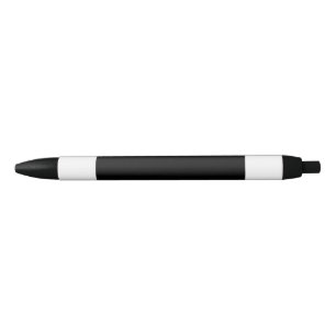 Minimalistischer schwarzer Stift, modernes Büroges Kugelschreiber