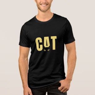 Minimalistischer schwarzer T - Shirt - stilvoll un