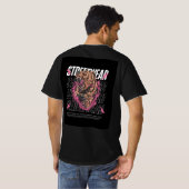 Minimalistischer Schwarzer T - Shirt - stilvoll un (Schwarz voll)
