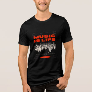 Minimalistischer Schwarzer T - Shirt - stilvoll un