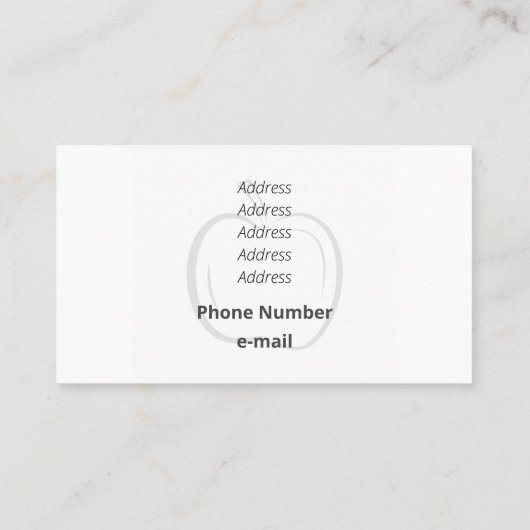 Minimalistischer Schwarzer Wedge-Shaped Line Art A Visitenkarte (Rückseite)