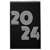 Minimalistischer Schwarzweißkalender Kalender (Titelbild)