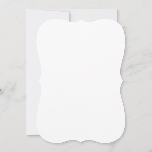 Minimalistischer Schwarzweißring Einladung (Rückseite)