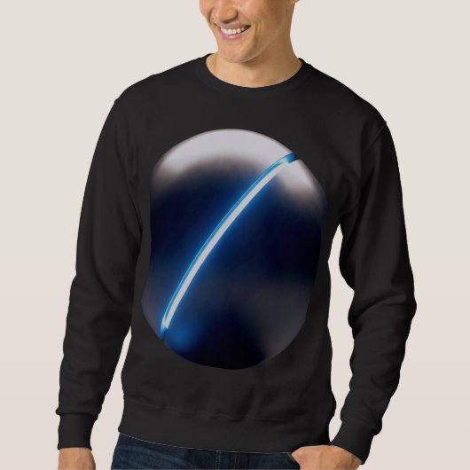 Minimalistischer Sci-Fi Sweatshirt (Vorderseite)