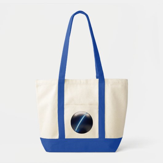 Minimalistischer Sci-Fi  Tragetasche (Vorne)