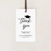 Minimalistischer Script-Abschluss Vielen Dank Geschenkanhänger