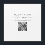 Minimalistischer Script QR-Code Speichern des Datu Magnetkarte<br><div class="desc">Weniger Aufwand, keine vermisste E-Mail, wenn Sie Ihre Gäste online einladen mit einem QR-Code, die sie direkt an Ihre Hochzeitswebsite für weitere Details schickt. Das Design zeichnet sich durch eine minimalistische, schlichte Schwarzweiß-Kreativität mit einer modernen, sehr eleganten Kalligraphie aus, die unser Date-Skript Rette. Befolgen Sie einfach die Anweisungen, um Ihre...</div>