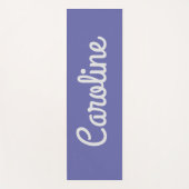 Minimalistischer Script Typografy Individuelle Nam Yogamatte (Vorderseite)