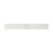 Minimalistischer Script-Wedding-Sticker Einladungsbanderole (Flach)