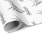 Minimalistischer See Abstrakt Geschenkpapier (Rolleneckpunkt)
