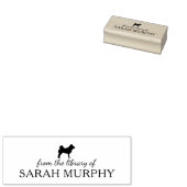 Minimalistischer Shiba Inu Hund aus der Bibliothek Gummistempel (Stempel)