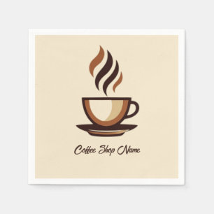 Minimalistischer Shop für das Logo für das elegant Serviette