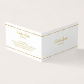 Minimalistischer Silberstreifen mit blauem Farbton Visitenkarten (Vorderseite)