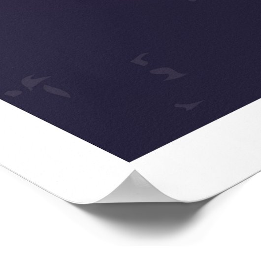 Minimalistischer Single-Linie Zeichnend Blume Poster (Ecke)