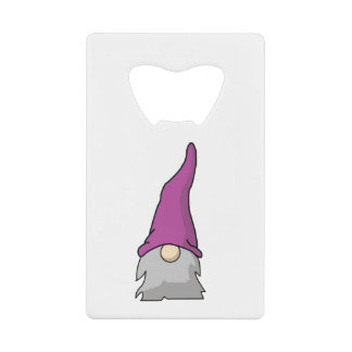 Minimalistischer Skandinavier Gnome Geldbeutel Flaschenöffner