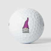 Minimalistischer Skandinavier Gnome Golfball (Vorderseite)