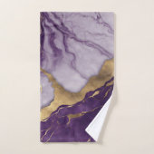 Minimalistischer skandinavischer Chic Lilac Lila M Badhandtuch Set (Handtuch)