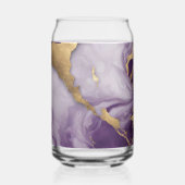 Minimalistischer skandinavischer Chic Lilac Lila M Dosenglas (Rückseite)