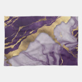 Minimalistischer skandinavischer Chic Lilac Lila M Geschirrtuch (Horizontal)