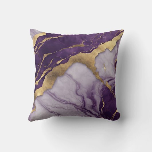 Minimalistischer skandinavischer Chic Lilac Lila M Kissen (Rückseite)