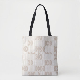 Minimalistischer skandinavischer geometrischer Blo Tasche