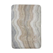 Minimalistischer skandinavischer Granitbrauner gra Badematte (Vorderseite Vertikal)