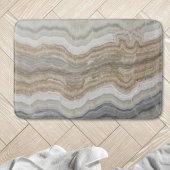 Minimalistischer skandinavischer Granitbrauner gra Badematte