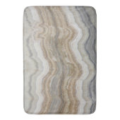 Minimalistischer skandinavischer Granitbrauner gra Badematte (Vorderseite Vertikal)