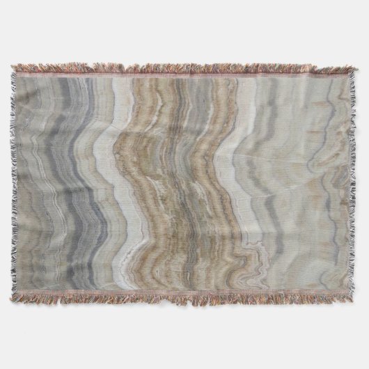 Minimalistischer skandinavischer Granitbrauner gra Decke (Vorderseite)