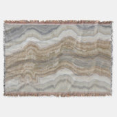 Minimalistischer skandinavischer Granitbrauner gra Decke (Vorderseite)