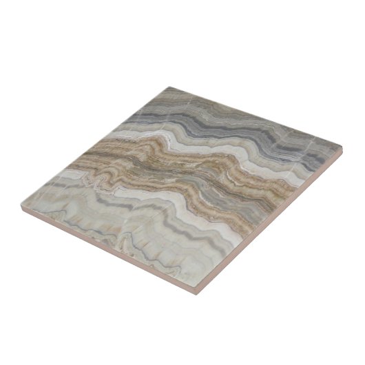 Minimalistischer skandinavischer Granitbrauner gra Fliese (Seite)