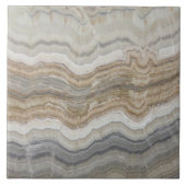 Minimalistischer skandinavischer Granitbrauner gra Fliese (Vorderseite)