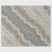 Minimalistischer skandinavischer Granitbrauner gra Geschenkpapier (Flach)