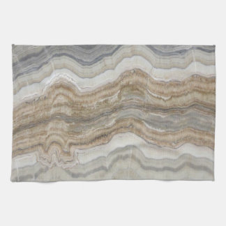 Minimalistischer skandinavischer Granitbrauner gra Geschirrtuch