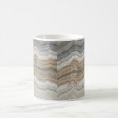 Minimalistischer skandinavischer Granitbrauner gra Kaffeetasse (Mittel)