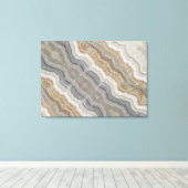 Minimalistischer skandinavischer Granitbrauner gra Leinwanddruck (Insitu (Holzboden))