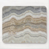 Minimalistischer skandinavischer Granitbrauner gra Mousepad (Vorne)