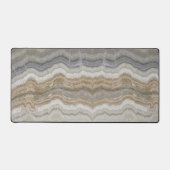 Minimalistischer skandinavischer Granitbrauner gra Schreibtischunterlage (Vorderseite)