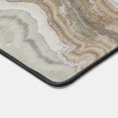 Minimalistischer skandinavischer Granitbrauner gra Schreibtischunterlage (Ecke)