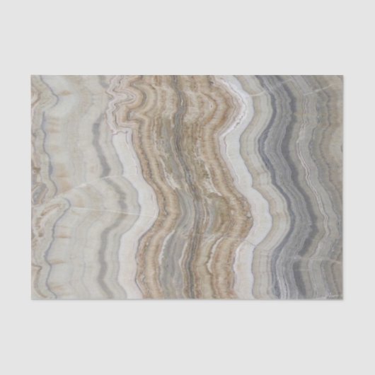 Minimalistischer skandinavischer Granitbrauner gra Seidenpapier (Vorderseite)