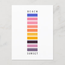 Minimalistischer Sonnenuntergang am Strand Florida