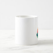 Minimalistischer Sonnenuntergang über dem Abstrakt Kaffeetasse (Mittel)