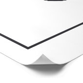 Minimalistischer Spa-Dekor-Druck Poster (Ecke)