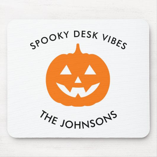 Minimalistischer Spooker-Schreibtisch - Personalis Mousepad (Vorne)