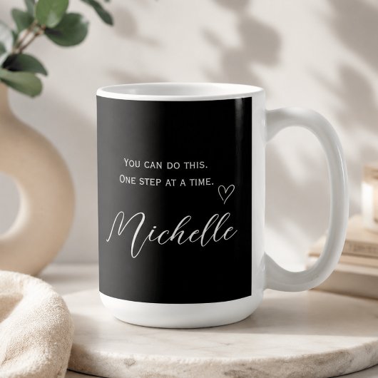 Minimalistischer Spruch | Du Schaffst Das Personal Kaffeetasse