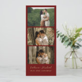 Minimalistischer Standrahmen für das Hochzeitshaus Save The Date (Stehend Vorderseite)