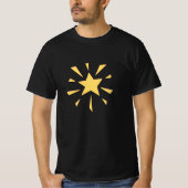Minimalistischer Star T-Shirt (Vorderseite)